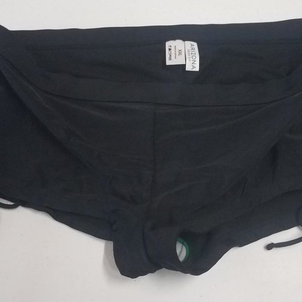 New with Tags Arizona Swimsuit Bottoms/Shorts Black Size Juniors XXLarge
